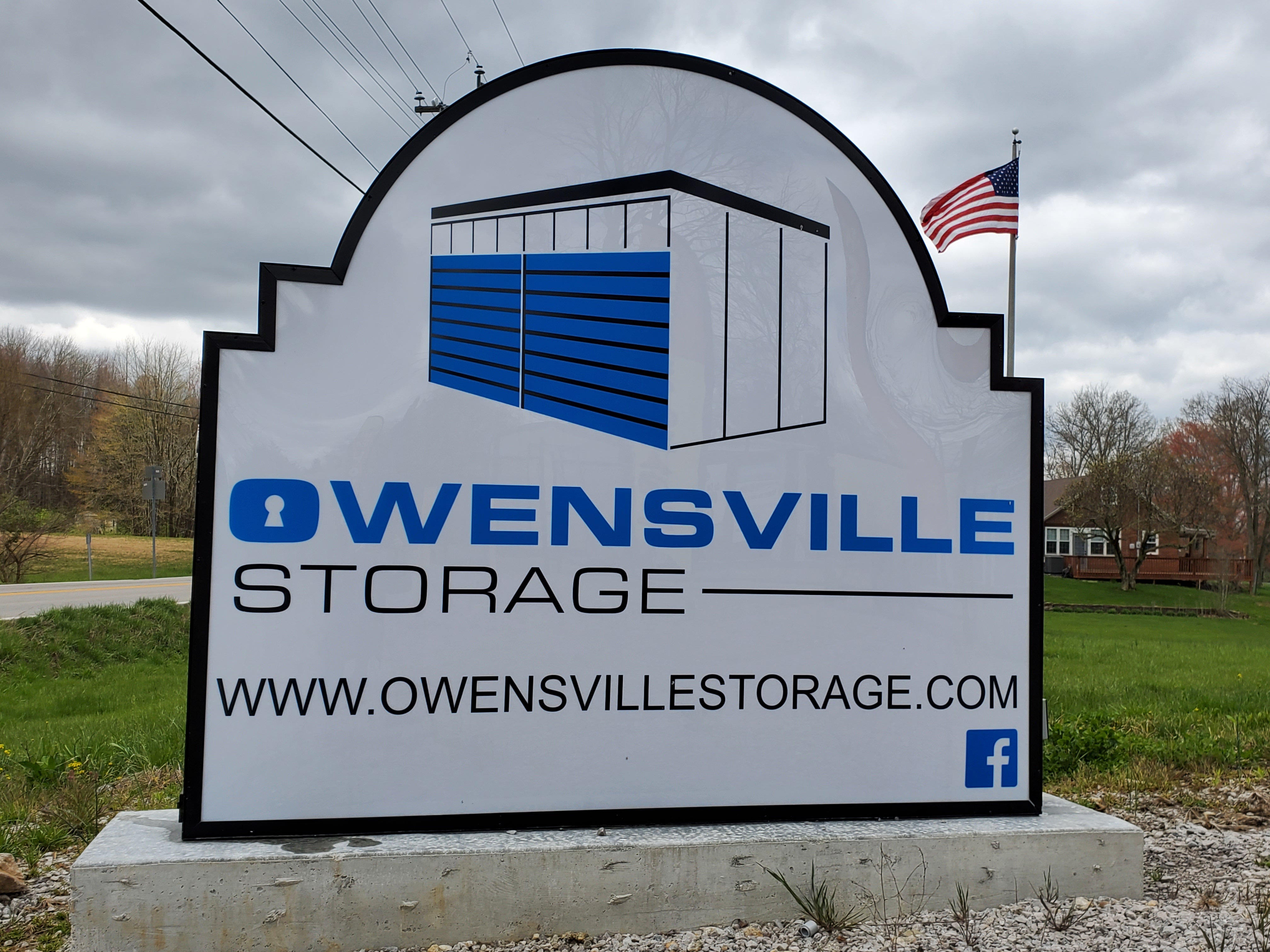 Owensville Storage Sign